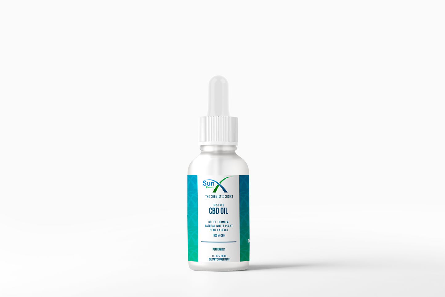 THC Free 1500mg CBD oil (Peppermint)