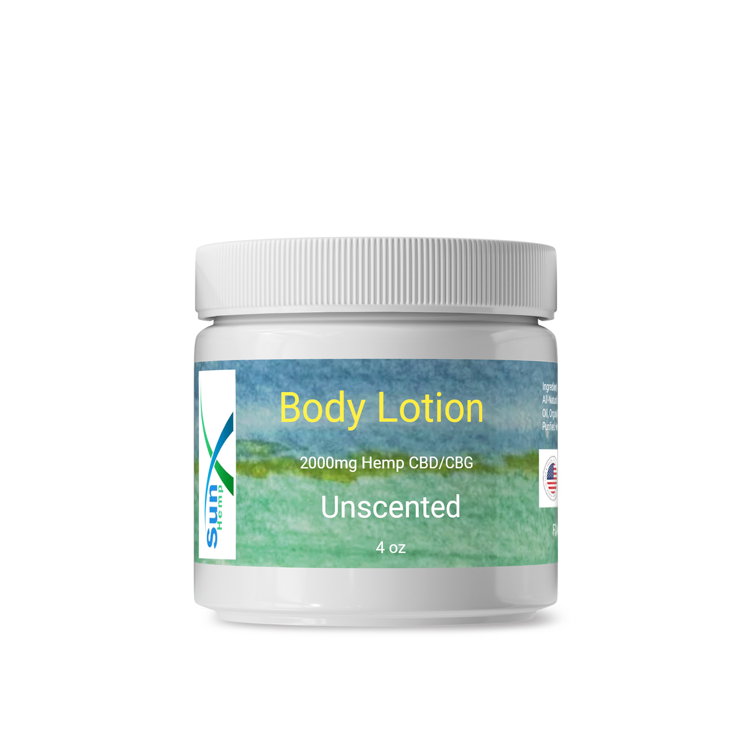 Soothing Body Lotion 2000mg CBD/CBG (Unscented)